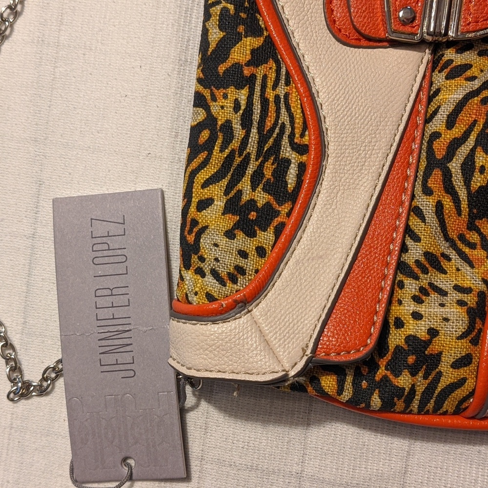 Jennifer Lopez Cheetah Shoulder Bag - Picture 3 of 11